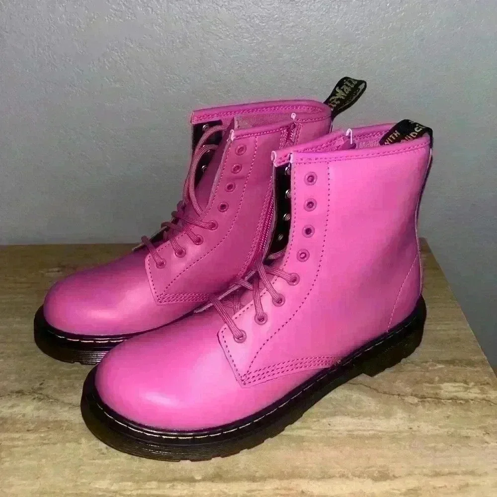 Dr. Martens 1460 Boots Thrift Pink Big Kids Size 5